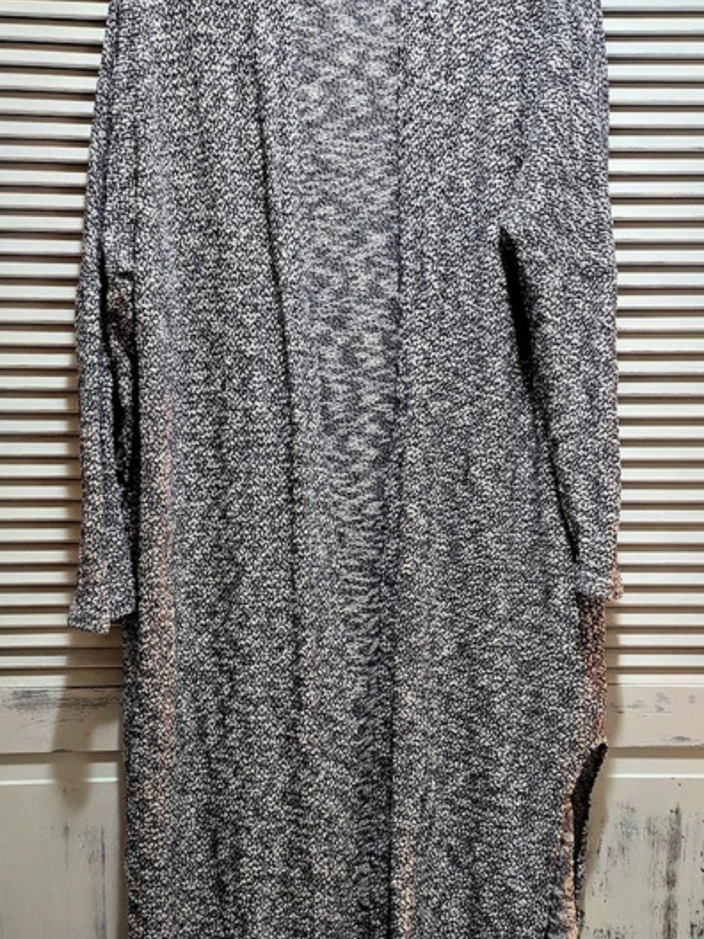 Lane Bryant Women's Navy,Gray & White Duster Cardigan Size 18/20